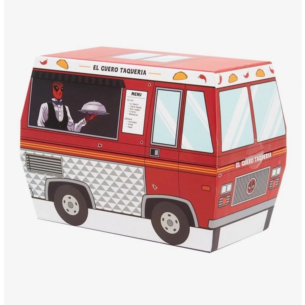 Marvel‎ Deadpool Taco Truck Crew Socks 3 Pair Hot Topic Disney MCU